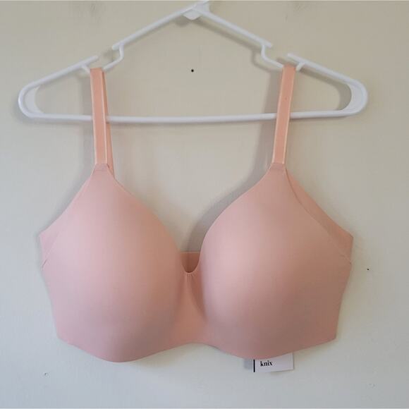 KNIX WingWoman Contour Bra Seashell Pink 7+ 38E 36F 38F - Picture 2 of 6